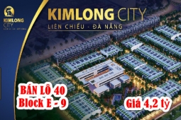 Bán lô 40 E-9 đường thông Nguyễn Sinh Sắc | khu E Kim Long City | Liên Chiểu Tây Bắc Đà Nẵng